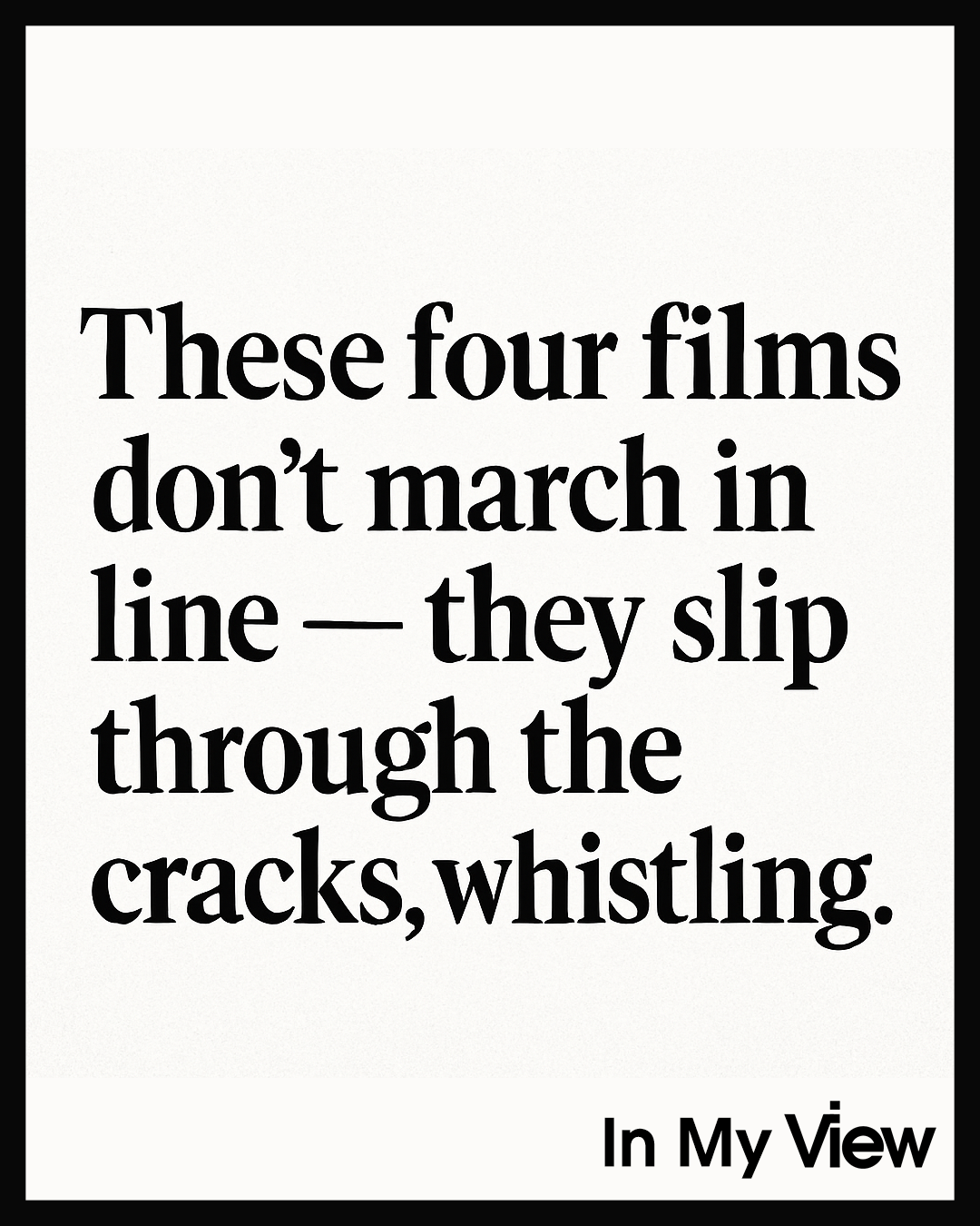 The List We Don’t Talk About